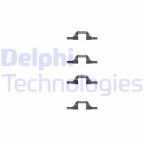 Compre Kit de acessórios, pastilhas de travão da DELPHI LX0260 a um preço baixo por 2,90 €