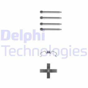 Compre Kit de acessórios, pastilhas de travão da DELPHI LX0263 a um preço baixo por 8,52 €