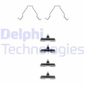 Compre Kit de acessórios, pastilhas de travão da DELPHI LX0267 a um preço baixo por 7,80 €