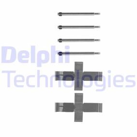 Compre Kit de acessórios, pastilhas de travão da DELPHI LX0274 a um preço baixo por 6,39 €