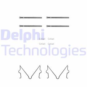 Compre Kit de acessórios, pastilhas de travão da DELPHI LX0275 a um preço baixo por 4,94 €