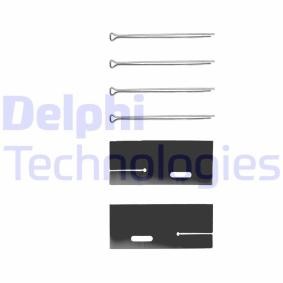Compre Kit de acessórios, pastilhas de travão da DELPHI LX0286 a um preço baixo por 5,19 €