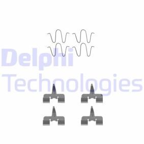 Compre Kit de acessórios, pastilhas de travão da DELPHI LX0305 a um preço baixo por 14,25 €
