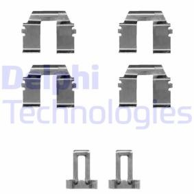 Compre Kit de acessórios, pastilhas de travão da DELPHI LX0335 a um preço baixo por 14,19 €