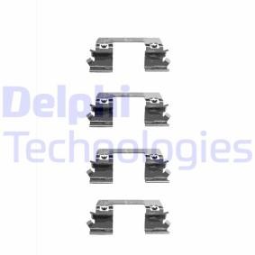 Compre Kit de acessórios, pastilhas de travão da DELPHI LX0336 a um preço baixo por 8,74 €