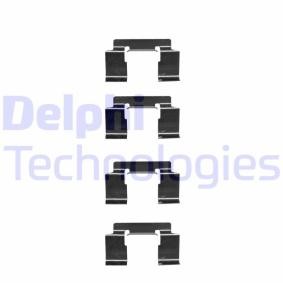 Compre Kit de acessórios, pastilhas de travão da DELPHI LX0337 a um preço baixo por 8,28 €