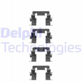 Compre Kit de acessórios, pastilhas de travão da DELPHI LX0346 a um preço baixo por 10,03 €