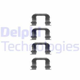 Compre Kit de acessórios, pastilhas de travão da DELPHI LX0349 a um preço baixo por 11,68 €
