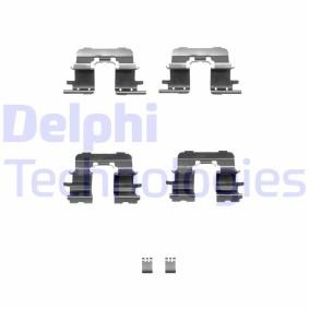 Compre Kit de acessórios, pastilhas de travão da DELPHI LX0350 a um preço baixo por 15,09 €