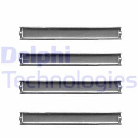 Compre Kit de acessórios, pastilhas de travão da DELPHI LX0362 a um preço baixo por 12,66 €