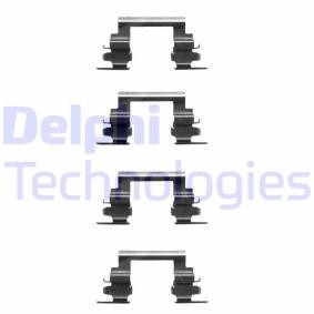 Compre Kit de acessórios, pastilhas de travão da DELPHI LX0364 a um preço baixo por 7,64 €