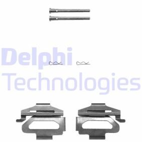 Compre Kit de acessórios, pastilhas de travão da DELPHI LX0380 a um preço baixo por 17,85 €