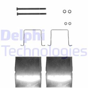 Compre Kit de acessórios, pastilhas de travão da DELPHI LX0391 a um preço baixo por 17,24 €