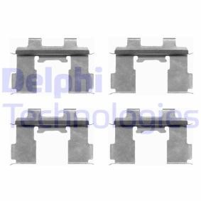 Compre Kit de acessórios, pastilhas de travão da DELPHI LX0392 a um preço baixo por 9,38 €