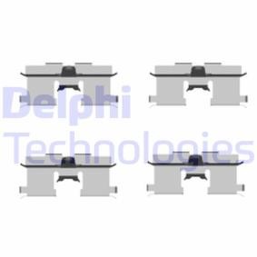 Compre Kit de acessórios, pastilhas de travão da DELPHI LX0407 a um preço baixo por 11,27 €