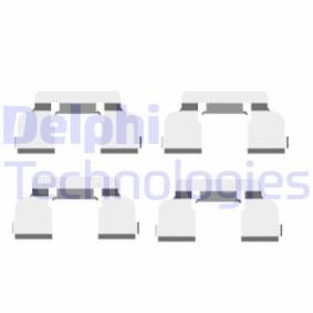 Compre Kit de acessórios, pastilhas de travão da DELPHI LX0410 a um preço baixo por 9,71 €