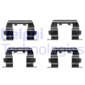 Compre Kit de acessórios, pastilhas de travão da DELPHI LX0411 a um preço baixo por 12,83 €