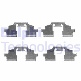 Compre Kit de acessórios, pastilhas de travão da DELPHI LX0419 a um preço baixo por 8,79 €