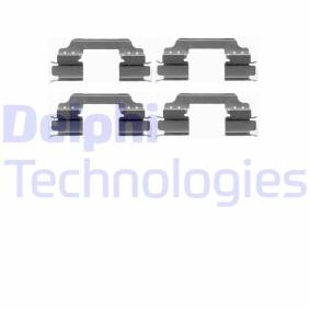 Compre Kit de acessórios, pastilhas de travão da DELPHI LX0425 a um preço baixo por 14,07 €