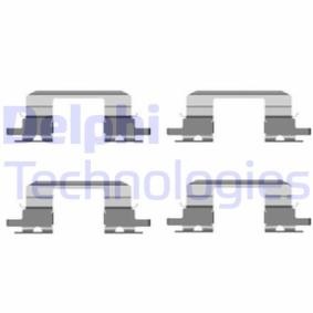 Compre Kit de acessórios, pastilhas de travão da DELPHI LX0431 a um preço baixo por 11,13 €