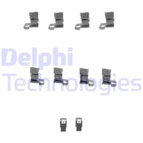 Compre Kit de acessórios, pastilhas de travão da DELPHI LX0432 a um preço baixo por 12,83 €