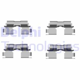 Compre Kit de acessórios, pastilhas de travão da DELPHI LX0451 a um preço baixo por 11,20 €