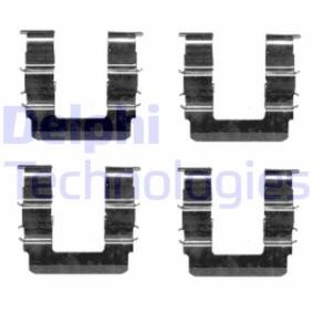 Compre Kit de acessórios, pastilhas de travão da DELPHI LX0463 a um preço baixo por 9,36 €