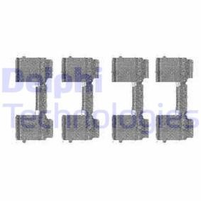 Compre Kit de acessórios, pastilhas de travão da DELPHI LX0477 a um preço baixo por 10,83 €