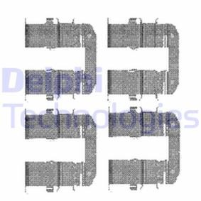Compre Kit de acessórios, pastilhas de travão da DELPHI LX0482 a um preço baixo por 15,40 €