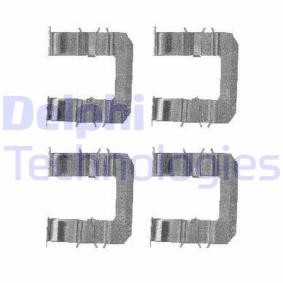 Compre Kit de acessórios, pastilhas de travão da DELPHI LX0483 a um preço baixo por 10,78 €