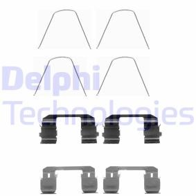 Compre Kit de acessórios, pastilhas de travão da DELPHI LX0488 a um preço baixo por 10,88 €