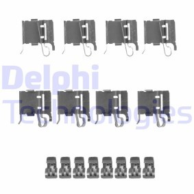 Compre Kit de acessórios, pastilhas de travão da DELPHI LX0491 a um preço baixo por 20,97 €