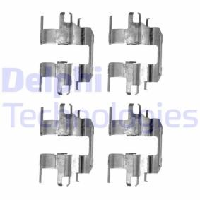 Compre Kit de acessórios, pastilhas de travão da DELPHI LX0496 a um preço baixo por 12,56 €