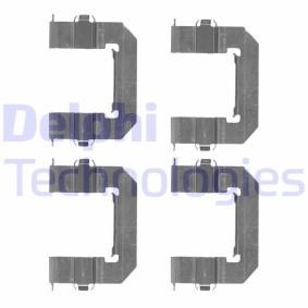 Compre Kit de acessórios, pastilhas de travão da DELPHI LX0501 a um preço baixo por 14,33 €
