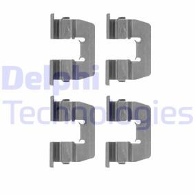 Compre Kit de acessórios, pastilhas de travão da DELPHI LX0511 a um preço baixo por 18,67 €