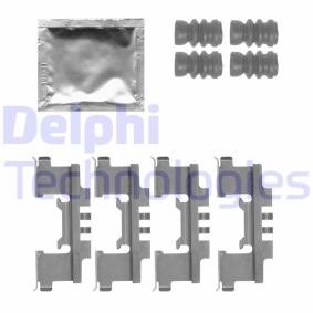 Compre Kit de acessórios, pastilhas de travão da DELPHI LX0547 a um preço baixo por 18,22 €