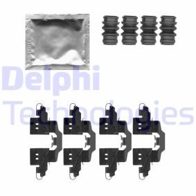 Compre Kit de acessórios, pastilhas de travão da DELPHI LX0550 a um preço baixo por 24,92 €