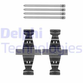 Compre Kit de acessórios, pastilhas de travão da DELPHI LX0552 a um preço baixo por 20,59 €