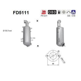 Compre Filtro de partículas da AS FD5111 a um preço baixo por 541,09 €