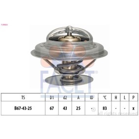 Acquista Termostato motore da FACET 7.8998K a buon mercato per soli 82,20 €