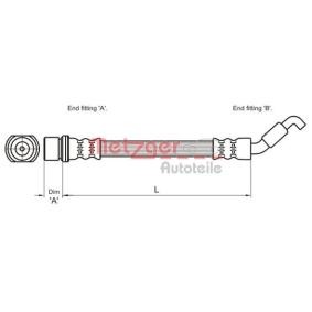 Comprar Latiguillo de freno de METZGER 4110027 a bajo precio de 10,64 €