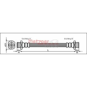 Comprar Latiguillo de freno de METZGER 4110074 a bajo precio de 9,87 €