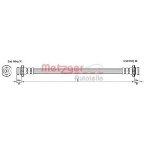 Comprar Latiguillo de freno de METZGER 4110196 a bajo precio de 11,46 €