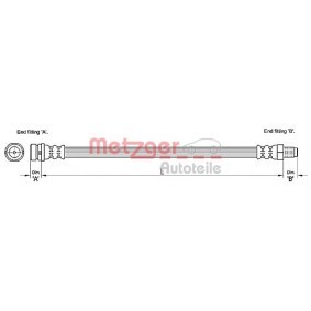 Comprar Latiguillo de freno de METZGER 4110237 a bajo precio de 12,01 €