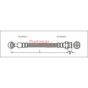 Comprar Latiguillo de freno de METZGER 4110405 a bajo precio de 15,09 €