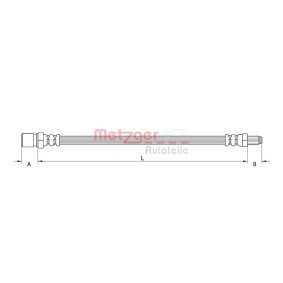 Comprar Latiguillo de freno de METZGER 4110483 a bajo precio de 14,98 €
