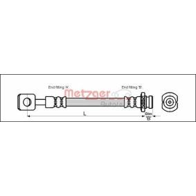 Comprar Latiguillo de freno de METZGER 4110602 a bajo precio de 12,55 €