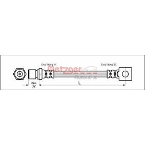 Comprar Latiguillo de freno de METZGER 4111757 a bajo precio de 13,94 €
