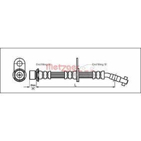 Comprar Latiguillo de freno de METZGER 4112167 a bajo precio de 13,78 €