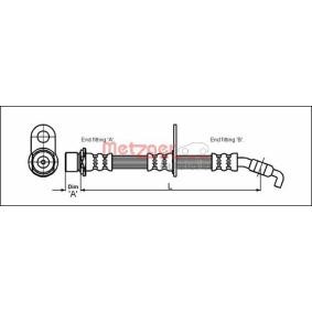 Comprar Latiguillo de freno de METZGER 4112199 a bajo precio de 14,25 €